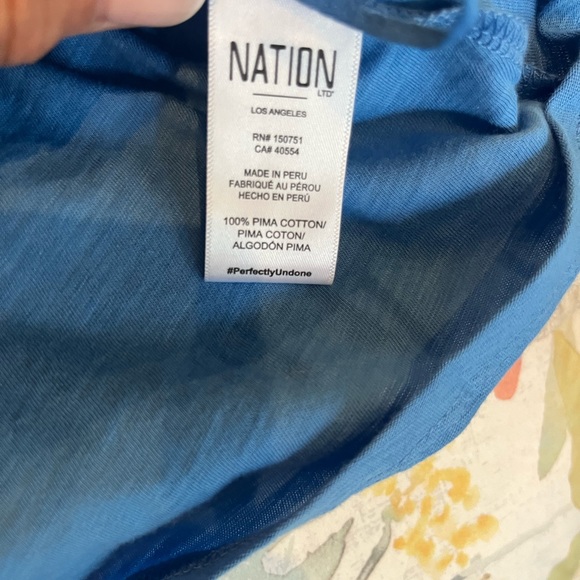 NATION LTD Jayden Flutter Sleeve Tee - Picture 8 of 8